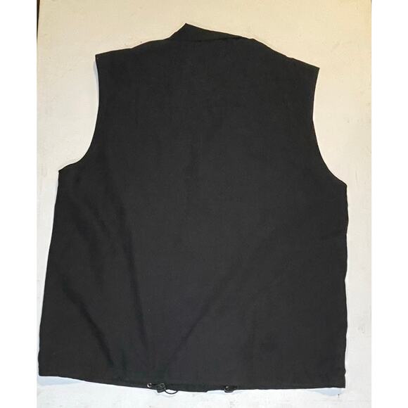 Clearwater Outfitters Utility Travel Vest XL Black Multi-Pocket Mesh Lined EUC - Picture 9 of 10